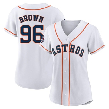 Men's Hunter Brown Houston Astros Replica Black Holographic Alternate Jersey