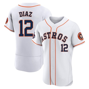 Aledmys Diaz Men's Authentic Houston Astros White 2022 World Series Champions Home Jersey