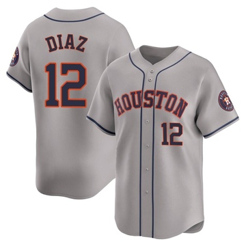 Aledmys Diaz Men's Limited Houston Astros Gray Away Jersey