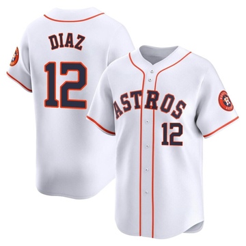 Aledmys Diaz Men's Limited Houston Astros White Home Jersey