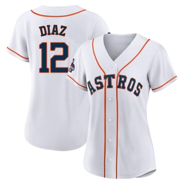 Aledmys Diaz Women's Authentic Houston Astros White 2022 World Series Champions Home Jersey