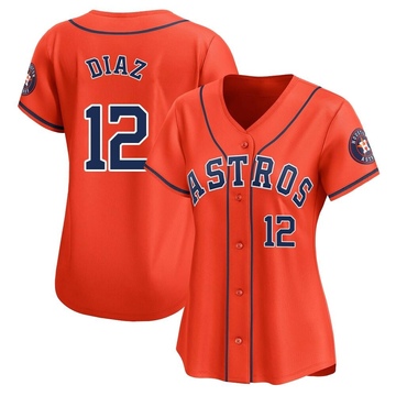 Aledmys Diaz Women's Limited Houston Astros Orange Alternate Jersey