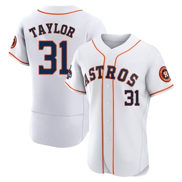 Andrew Taylor Men's Authentic Houston Astros White 2022 World Series Champions Home Jersey