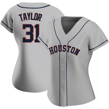 Andrew Taylor Women's Authentic Houston Astros Gray Road 2020 Jersey