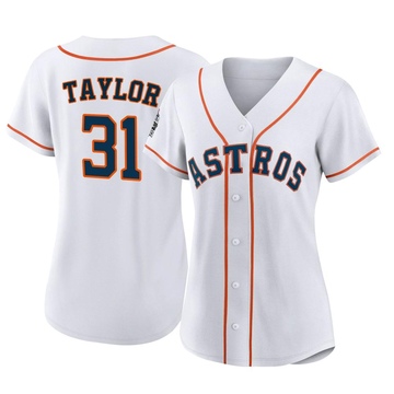 Andrew Taylor Women's Authentic Houston Astros White 2022 World Series Home Jersey