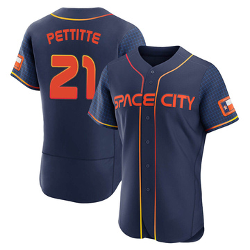 Andy Pettitte Men's Authentic Houston Astros Navy 2022 City Connect Jersey