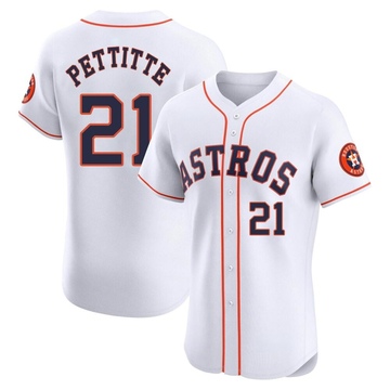 Andy Pettitte Men's Elite Houston Astros White Home Jersey