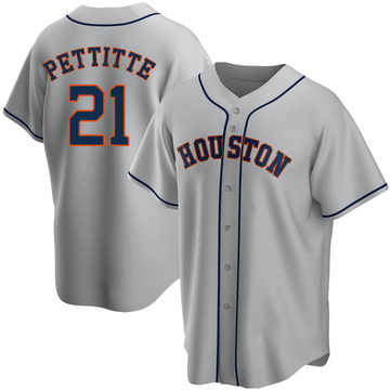 Andy Pettitte Men's Replica Houston Astros Gray Road Jersey