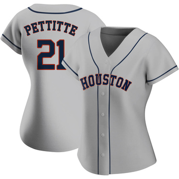 Andy Pettitte Women's Authentic Houston Astros Gray Road 2020 Jersey