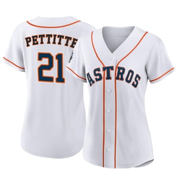 Andy Pettitte Women's Authentic Houston Astros White 2022 World Series Home Jersey