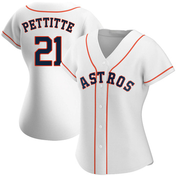 Andy Pettitte Women's Authentic Houston Astros White Home Jersey