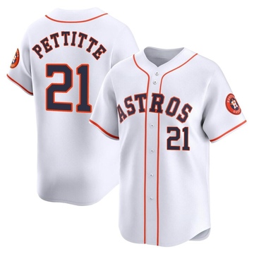 Andy Pettitte Youth Limited Houston Astros White Home Jersey