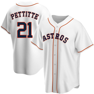 Andy Pettitte Youth Replica Houston Astros White Home Jersey