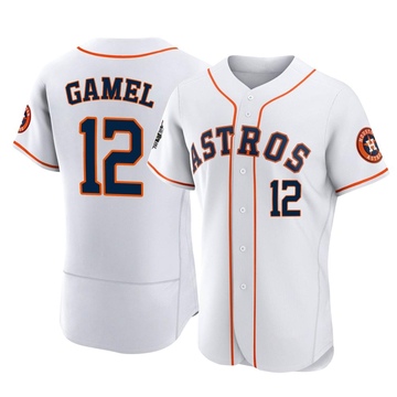 Ben Gamel Men's Authentic Houston Astros White 2022 World Series Home Jersey