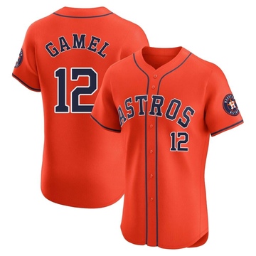 Ben Gamel Men's Elite Houston Astros Orange Alternate Vapor Premier Jersey