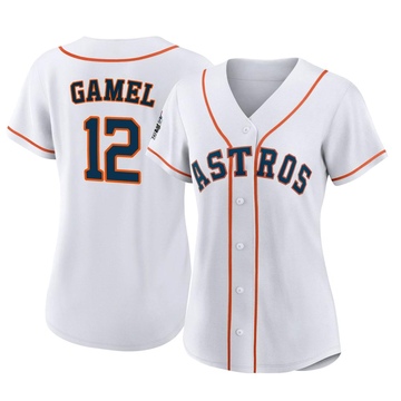 Ben Gamel Women's Authentic Houston Astros White 2022 World Series Home Jersey