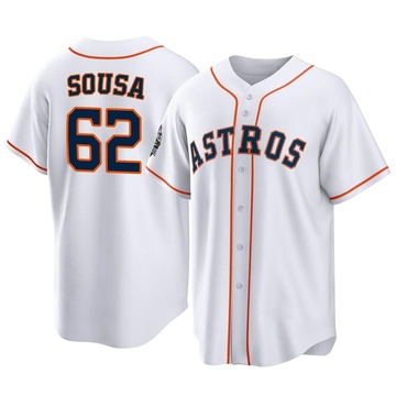 Bennett Sousa Men's Replica Houston Astros White 2022 World Series Home Jersey