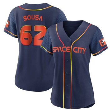 Bennett Sousa Women's Authentic Houston Astros Navy 2022 City Connect Jersey