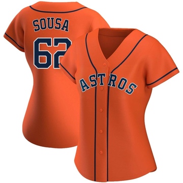 Bennett Sousa Women's Authentic Houston Astros Orange Alternate Jersey