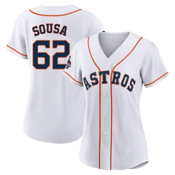 Bennett Sousa Women's Authentic Houston Astros White 2022 World Series Champions Home Jersey