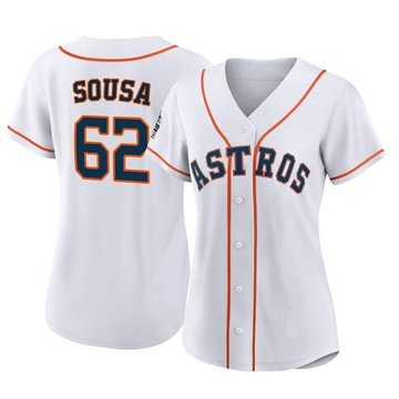 Bennett Sousa Women's Authentic Houston Astros White 2022 World Series Home Jersey