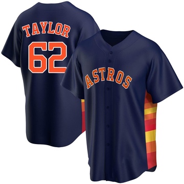 Blake Taylor Men's Replica Houston Astros Navy Alternate Jersey