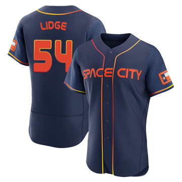 Brad Lidge Men's Authentic Houston Astros Navy 2022 City Connect Jersey