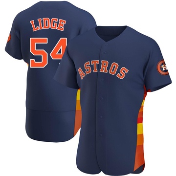 Brad Lidge Men's Authentic Houston Astros Navy Alternate Jersey