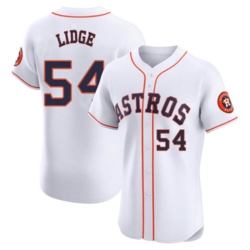 Brad Lidge Men's Elite Houston Astros White Home Jersey