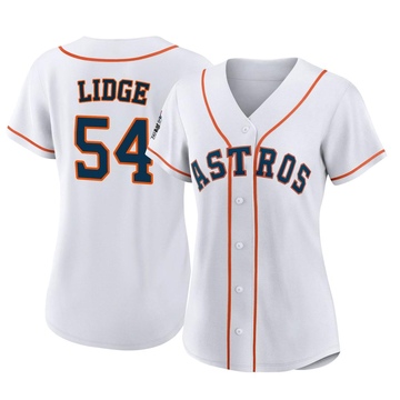 Brad Lidge Women's Replica Houston Astros White 2022 World Series Home Jersey