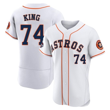 Bryan King Men's Authentic Houston Astros White 2022 World Series Champions Home Jersey