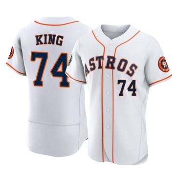 Bryan King Men's Authentic Houston Astros White 2022 World Series Home Jersey