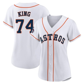 Bryan King Women's Authentic Houston Astros White 2022 World Series Champions Home Jersey