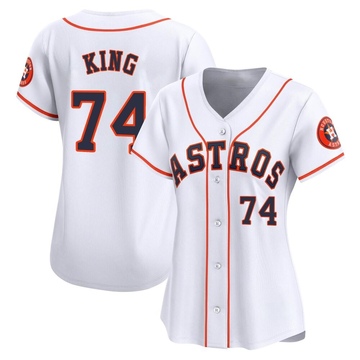 Bryan King Women's Limited Houston Astros White Home Jersey