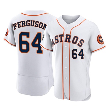 Caleb Ferguson Men's Authentic Houston Astros White 2022 World Series Home Jersey