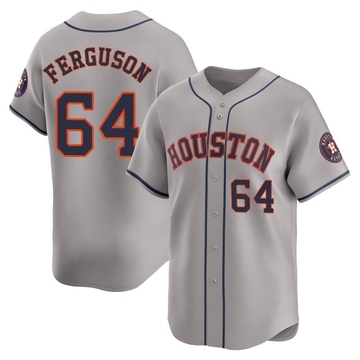 Caleb Ferguson Men's Limited Houston Astros Gray Away Jersey