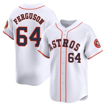 Caleb Ferguson Men's Limited Houston Astros White Home Jersey