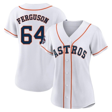 Caleb Ferguson Women's Authentic Houston Astros White 2022 World Series Champions Home Jersey