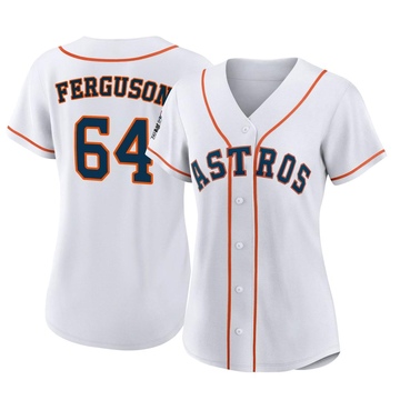 Caleb Ferguson Women's Authentic Houston Astros White 2022 World Series Home Jersey