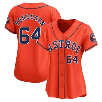 Caleb Ferguson Women's Limited Houston Astros Orange Alternate Jersey