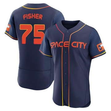 Cameron Fisher Men's Authentic Houston Astros Navy 2022 City Connect Jersey