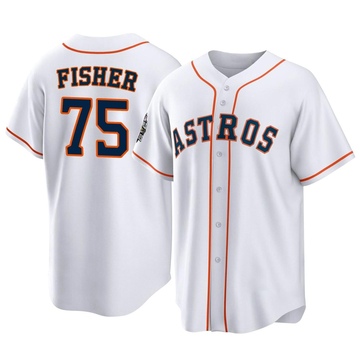 Cameron Fisher Men's Replica Houston Astros White 2022 World Series Home Jersey