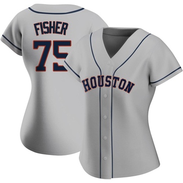 Cameron Fisher Women's Authentic Houston Astros Gray Road 2020 Jersey