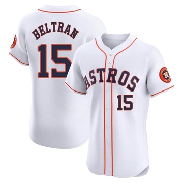 Carlos Beltran Men's Elite Houston Astros White Home Jersey