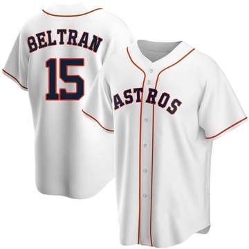 Carlos Beltran Men's Replica Houston Astros White Home Jersey