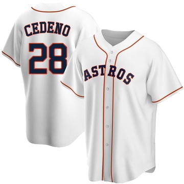 Cesar Cedeno Men's Replica Houston Astros White Home Jersey