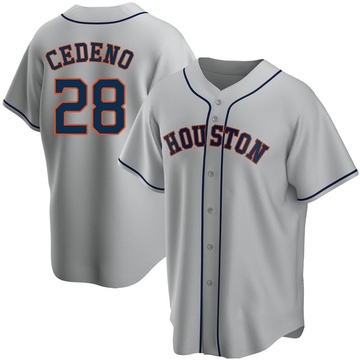 Cesar Cedeno Youth Replica Houston Astros Gray Road Jersey