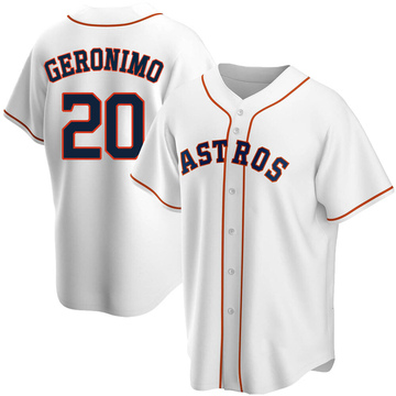 Cesar Geronimo Men's Replica Houston Astros White Home Jersey