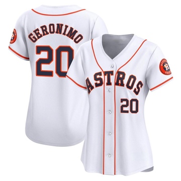 Cesar Geronimo Women's Limited Houston Astros White Home Jersey