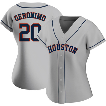 Cesar Geronimo Women's Replica Houston Astros Gray Road 2020 Jersey